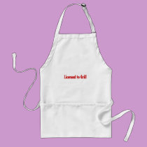Licensed to Grill -Apron aprons