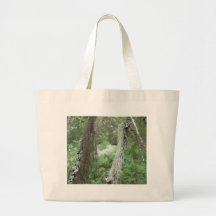 Lichens On Tree Canvas Bags
