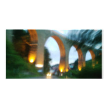 Lichtbrücke Individuelle Photo Karte