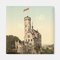 Lichtenstein Castle Postcard magnets