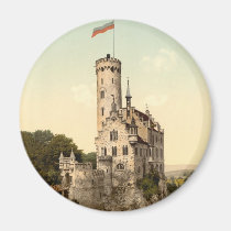 Lichtenstein Castle Postcard magnets