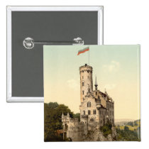 Lichtenstein Castle Postcard buttons