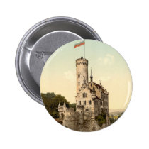 Lichtenstein Castle Postcard buttons