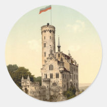Lichtenstein Castle Postcard stickers