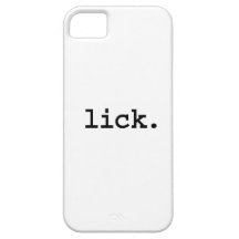 lick. iPhone 5 cover