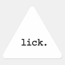 lick. sticker