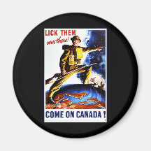 Lick Them Over There Fridge Magnet