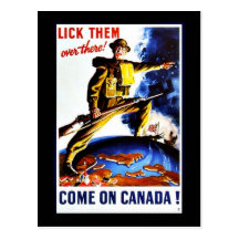 Lick Them Over There Postcard