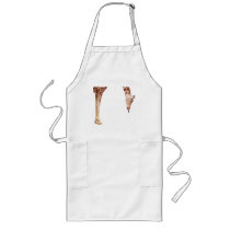 "Licker" Giraffe Wildlife Animal Watercolor Aprons