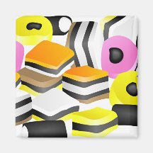 Licorice Allsorts Fridge Magnets