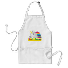 Licorne d'arc-en-ciel tabliers