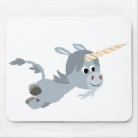 Licorne mignonne pressé Mousepad de bande dessinée tapis de souris
