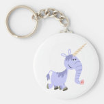 Licorne peu commune mignonne Keychain de bande des porte-clés