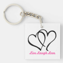 Lie.laugh.love. Keychain