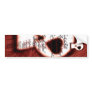 Lie Like a Politician tall sticker Bumper Sticker