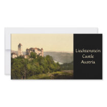Liechtenstein Castle in Austria Customized Photo Card