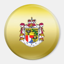 Liechtenstein Coat of Arms Magnet