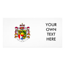 Liechtenstein Coat of Arms Custom Photo Card