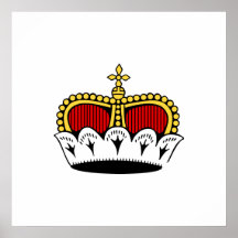 Liechtenstein Crest, Liechtenstein Print
