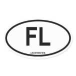 Liechtenstein "FL" Stickers