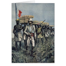 Lieutenant Mizon  on his 1892 Mission Greeting Cards