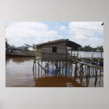 Life Along the Kapuas River Poster