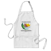 Life Always Travels From Rough To Smooth Apron