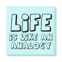 Life Analogy Funny Magnet Humour