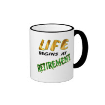 Life Begins At Retirement Coffee Mug
