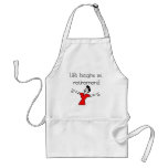 Life Begins at Retirement! Fun Gifts Apron