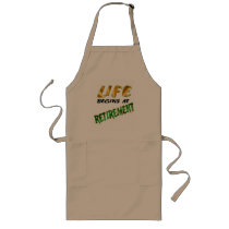Life Begins At Retirement Gifts and T-shirts Aprons