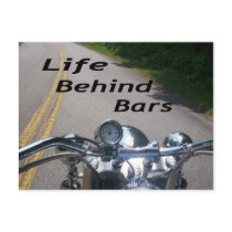 Life Behind Bars Postcard