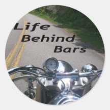 Life Behind Bars Round Sticker