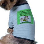 life bouncing trampoline joke doggie tee shirt