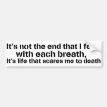 life bumper stickers