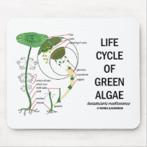 Life Cycle Of Green Algae Mousepad