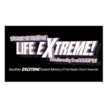 LIFE EXTREME! BUSINESS CARDS