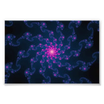 Life Flower Fractal Art Photographic Print