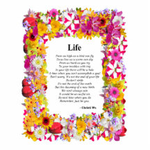 Life Flower Frame Photo Cutout