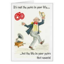 'Life in Your Years' 60th Birthday Card
