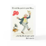 'Life in Your Years' 90th Birthday Card for a Man