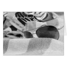 Life is a beach cards