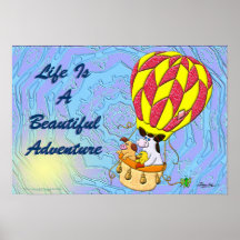Life Is A Beautiful Adventure Posters
