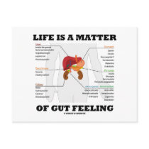 Life Is A Matter Of Gut Feeling (Anatomical Humour