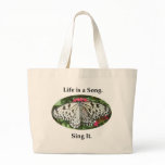 LIFE IS A SONG - PAPER KITE BUTTERFLY CANVAS BAG
