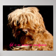 life is as sweet as candy print