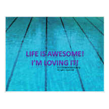 Life is Awesome Post Cards