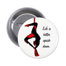 Life is better upside down button