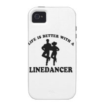 Life is better with a line dancer iPhone 4 case