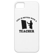Life is better with a teacher iPhone 5 covers
